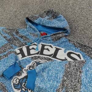 VTG North Carolina Tar Heels Hoodie Mens L Blue NCAA Basketball Match 1 Sweater